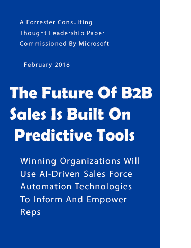 The Future Of B2B Sales Is Built On Predictive Tools