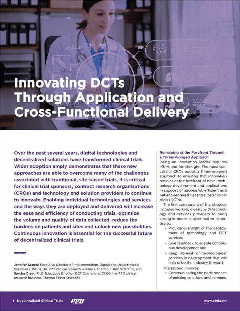 Innovating DCTs Through Application and Cross-Functional Delivery